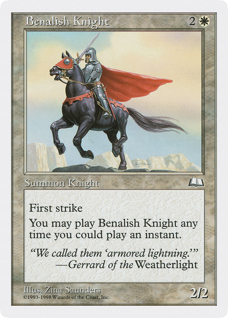 Benalish Knight (003) - Anthologies