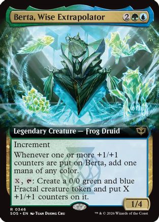 Berta, Wise Extrapolator (Extended Art) (346) - Secrets of Strixhaven