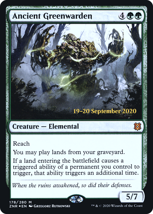 Ancient Greenwarden (178s) Foil - Zendikar Rising Promos