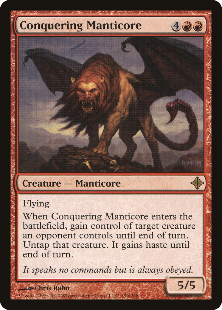 Conquering Manticore (139) - Rise of the Eldrazi