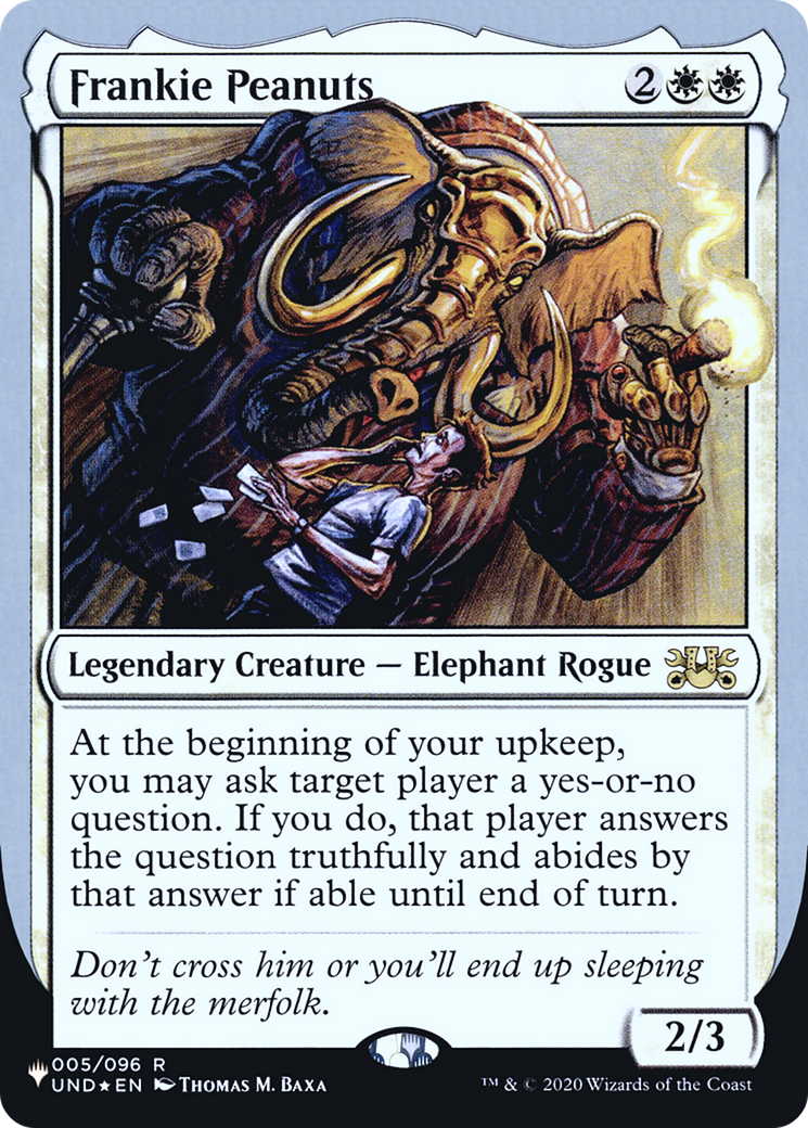 Frankie Peanuts (004) Foil - The List (Unfinity Foil Edition)