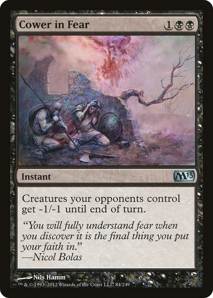 Cower in Fear (084) Foil - Magic 2013