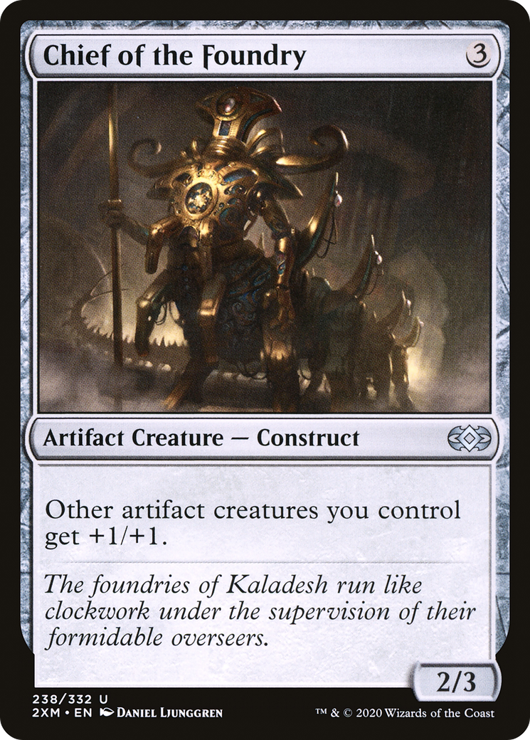 Chief of the Foundry (238) Foil - Double Masters
