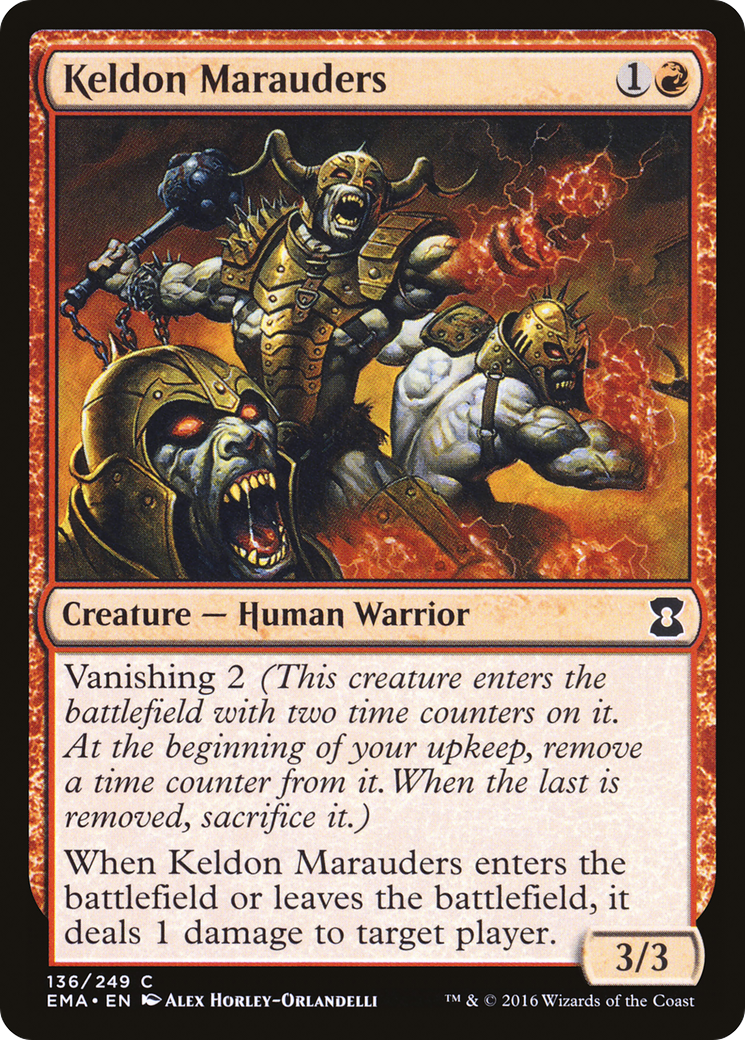 Keldon Marauders (136) Foil - Eternal Masters