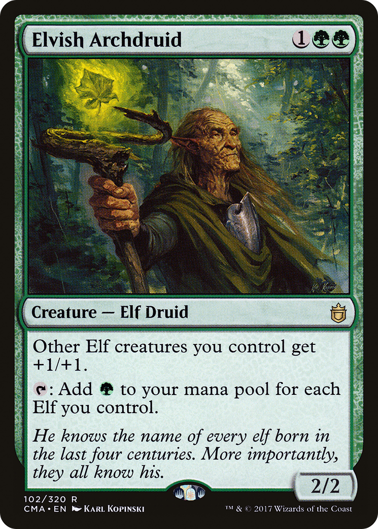 Elvish Archdruid (102) - Commander Anthology