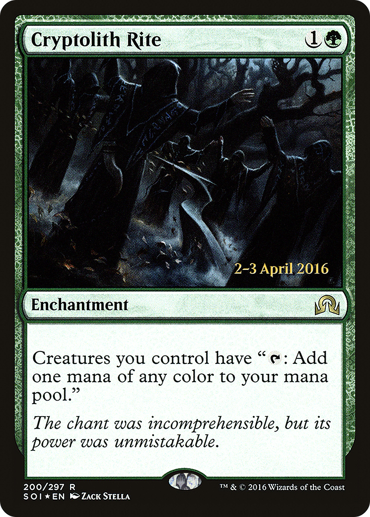 Cryptolith Rite (200s) Foil - Shadows over Innistrad Promos