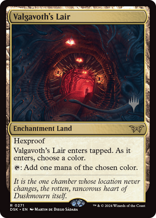Valgavoth's Lair [Duskmourn: House of Horror Promos] Foil
