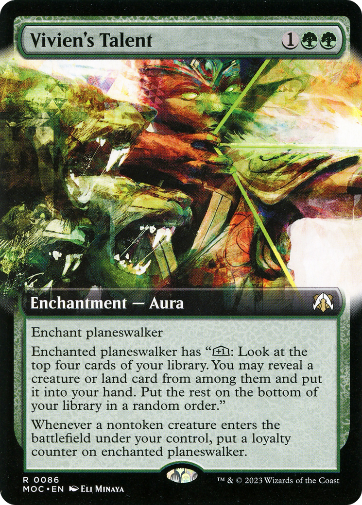 Vivien's Talent (Extended Art) (086) - March of the Machine Commander