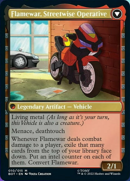 Flamewar, Brash Veteran (010) Foil - Transformers