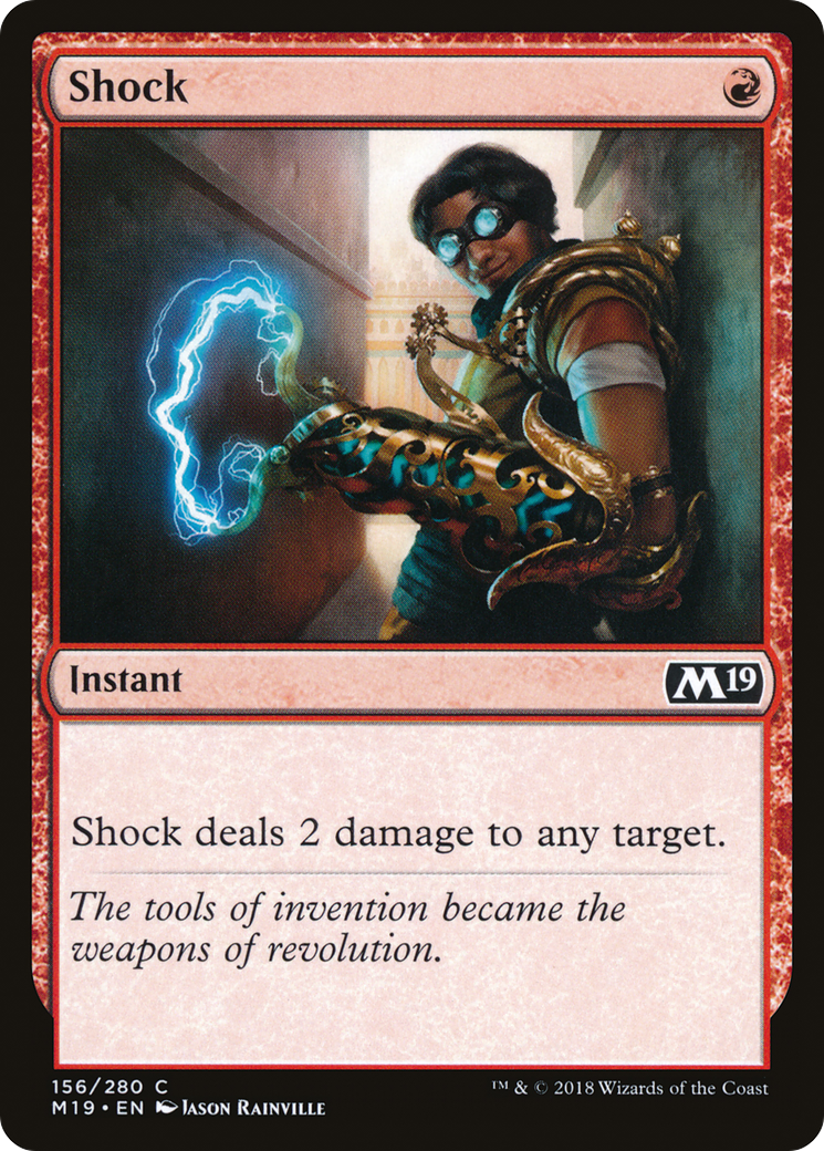 Shock (156) Foil - Core Set 2019