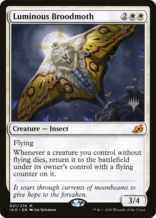 Luminous Broodmoth (021) - Ikoria: Lair of Behemoths Promos