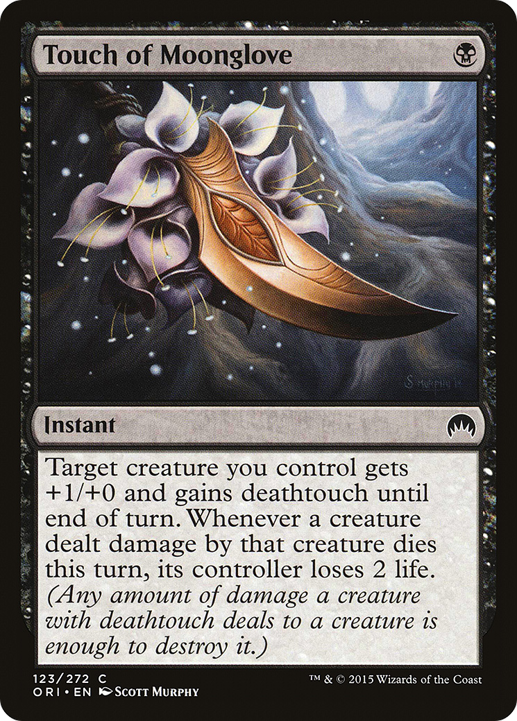 Touch of Moonglove (123) Foil - Magic Origins
