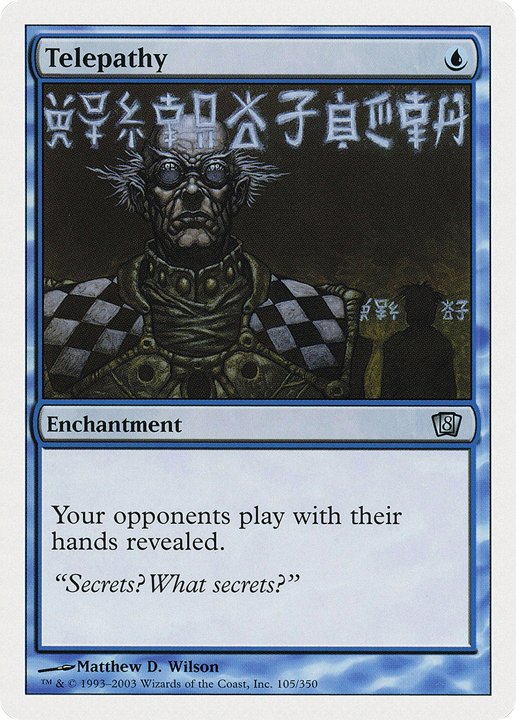 Telepathy (105) Foil - Eighth Edition