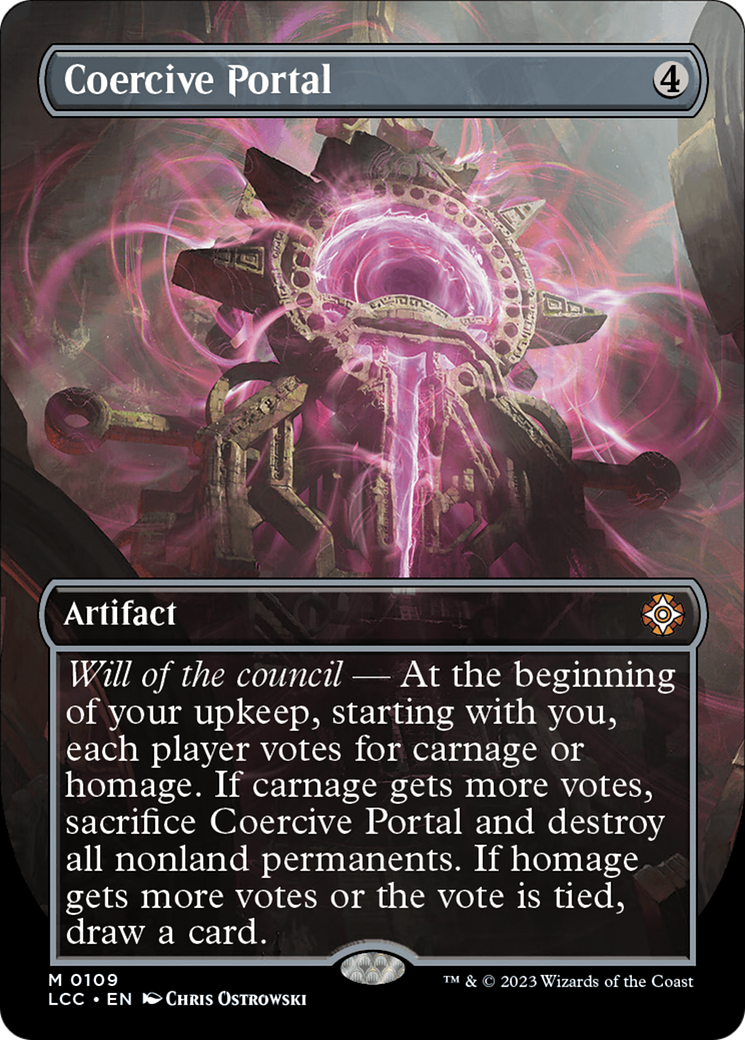 Coercive Portal (Borderless) (109) - The Lost Caverns of Ixalan Commander