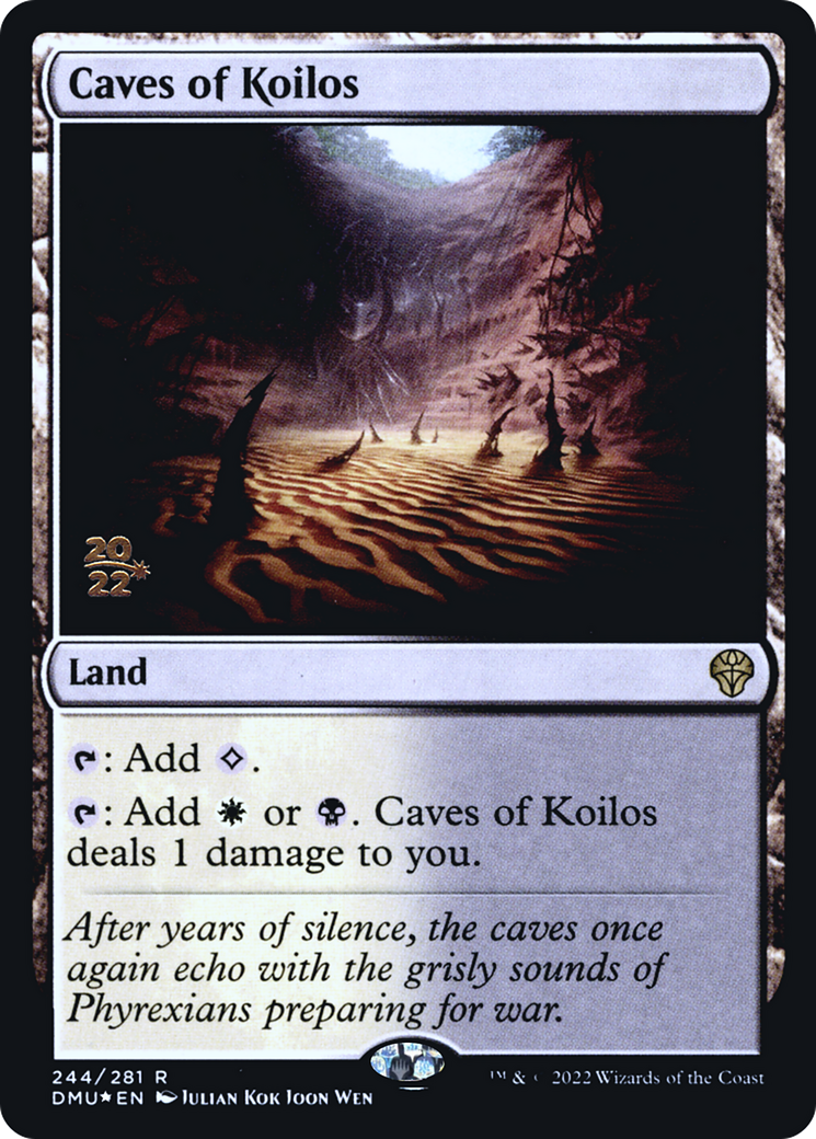 Caves of Koilos [Dominaria United Prerelease Promos] | Silver Goblin