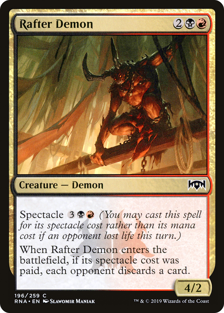 Rafter Demon (196) Foil - Ravnica Allegiance