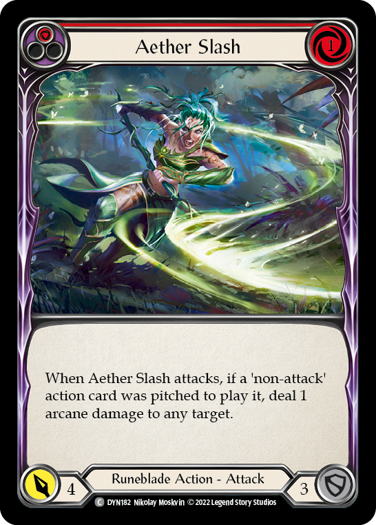 Aether Slash (Red) [DYN182] (Dynasty) | Silver Goblin