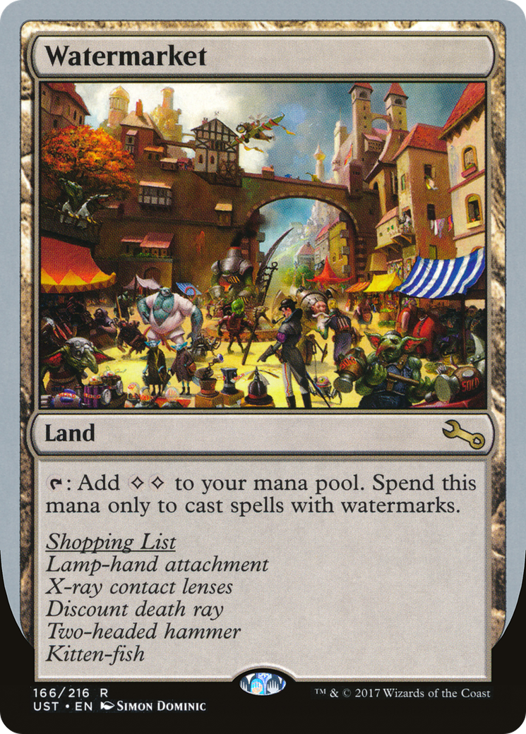 Watermarket (166) Foil - Unstable