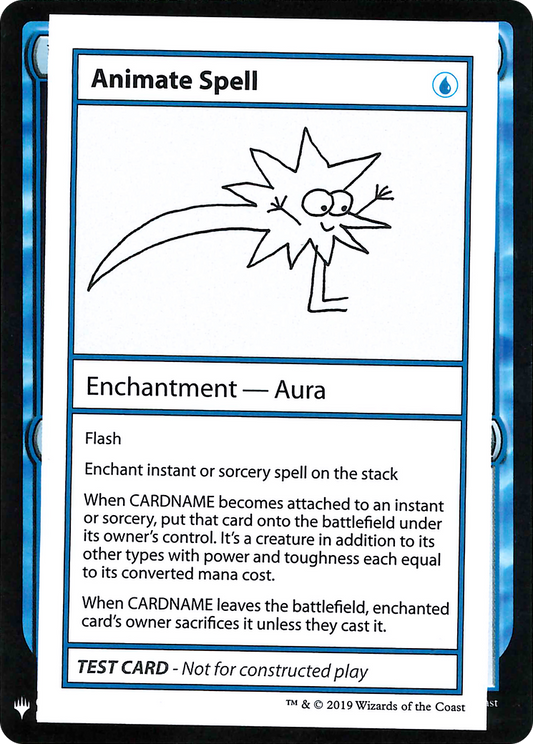 Animate Spell (016) - Mystery Booster Playtest Cards 2019