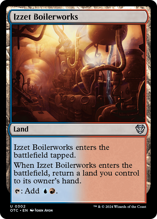 Izzet Boilerworks (302) - Outlaws of Thunder Junction Commander