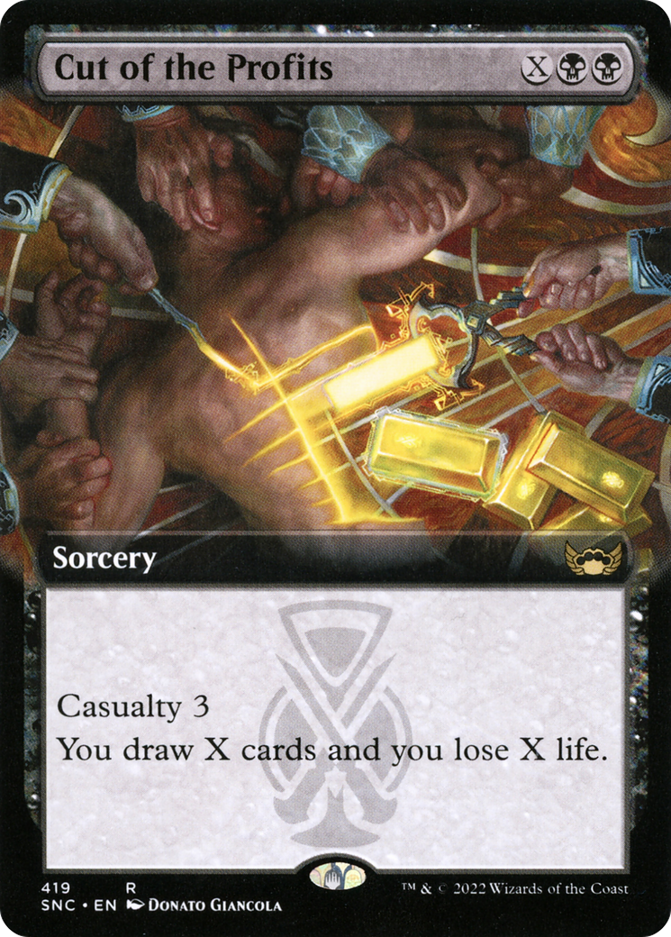 Cut of the Profits (Extended Art) (419) - Streets of New Capenna