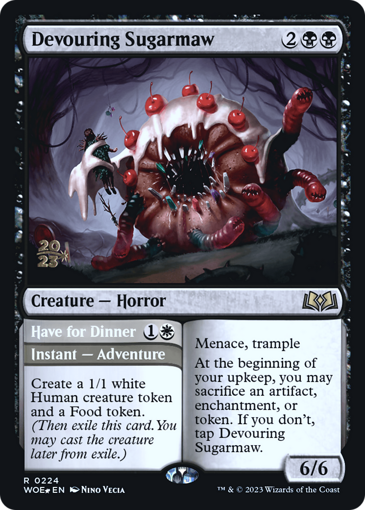 Devouring Sugarmaw (224) Foil - Wilds of Eldraine Promos