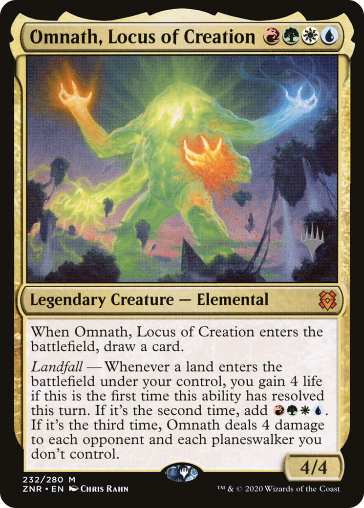 Omnath, Locus of Creation (232) Foil - Zendikar Rising Promos