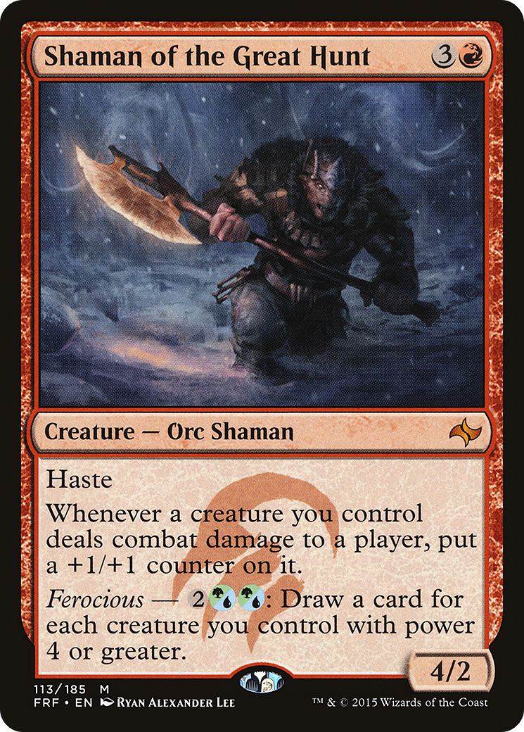 Shaman of the Great Hunt (113) Foil - Fate Reforged