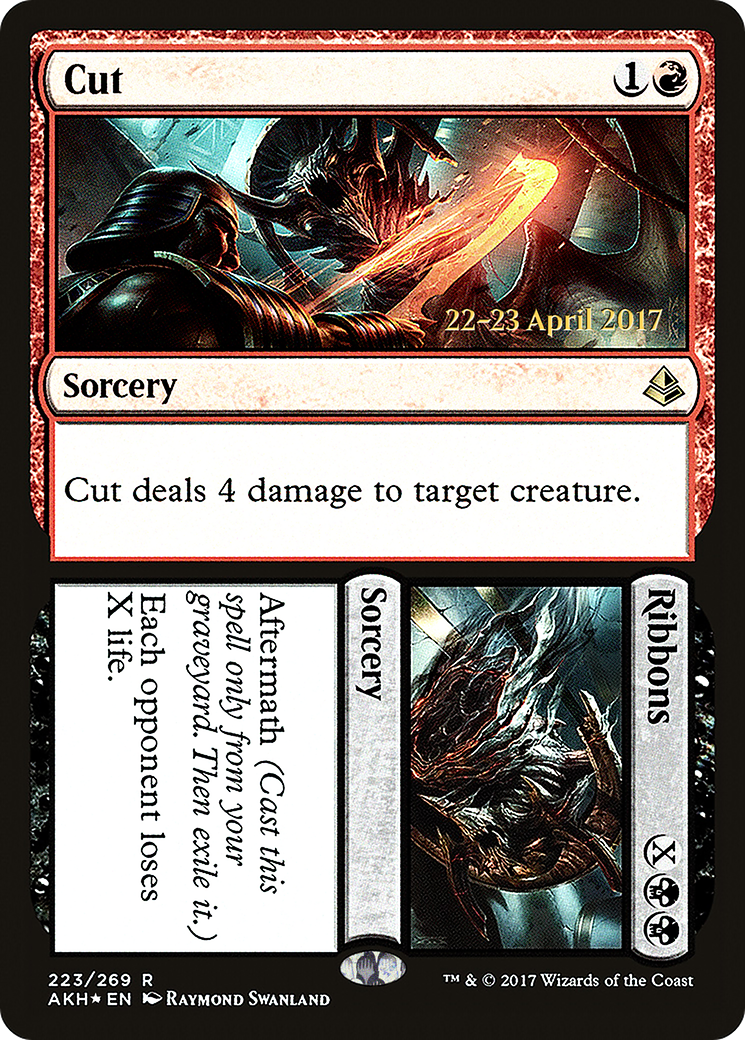 Cut // Ribbons (223) Foil - Amonkhet Promos