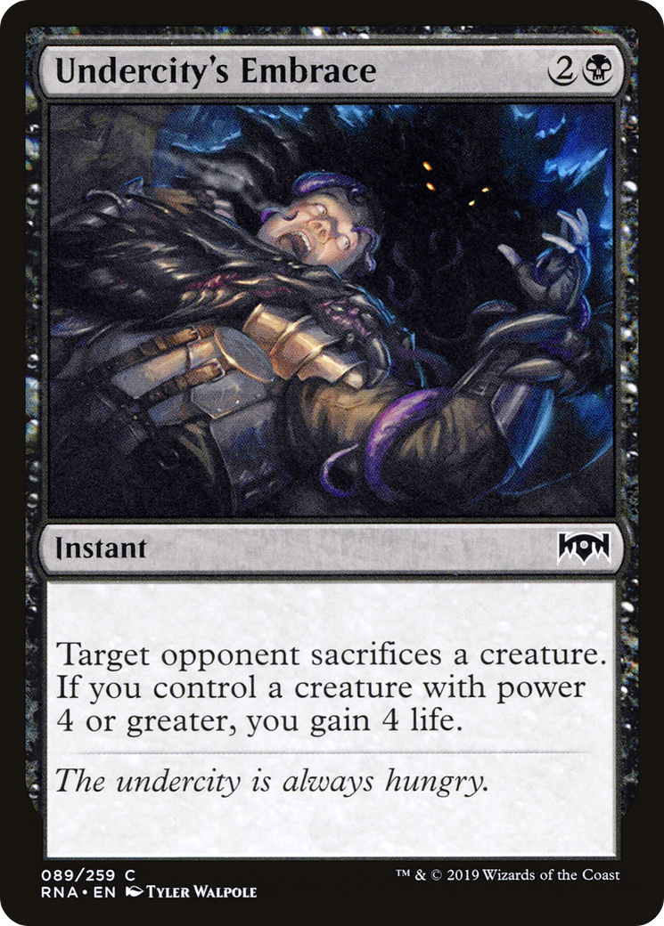 Undercity's Embrace (089) - Ravnica Allegiance