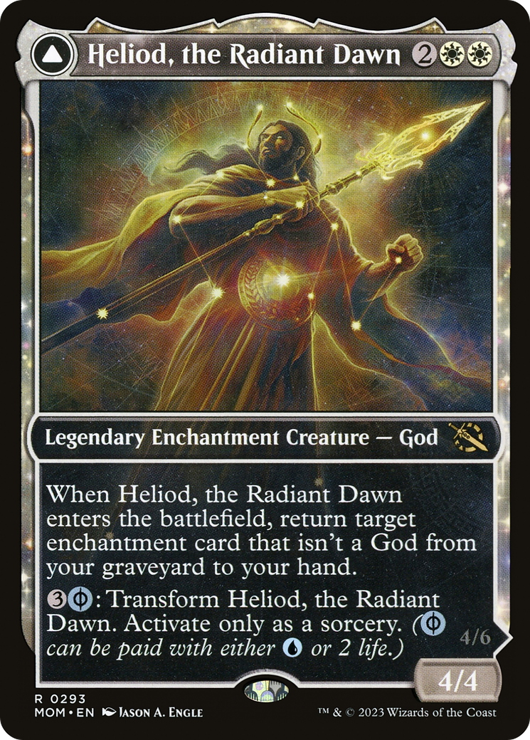 Heliod, the Radiant Dawn // Heliod, the Warped Eclipse (Showcase) (293) Foil - March of the Machine
