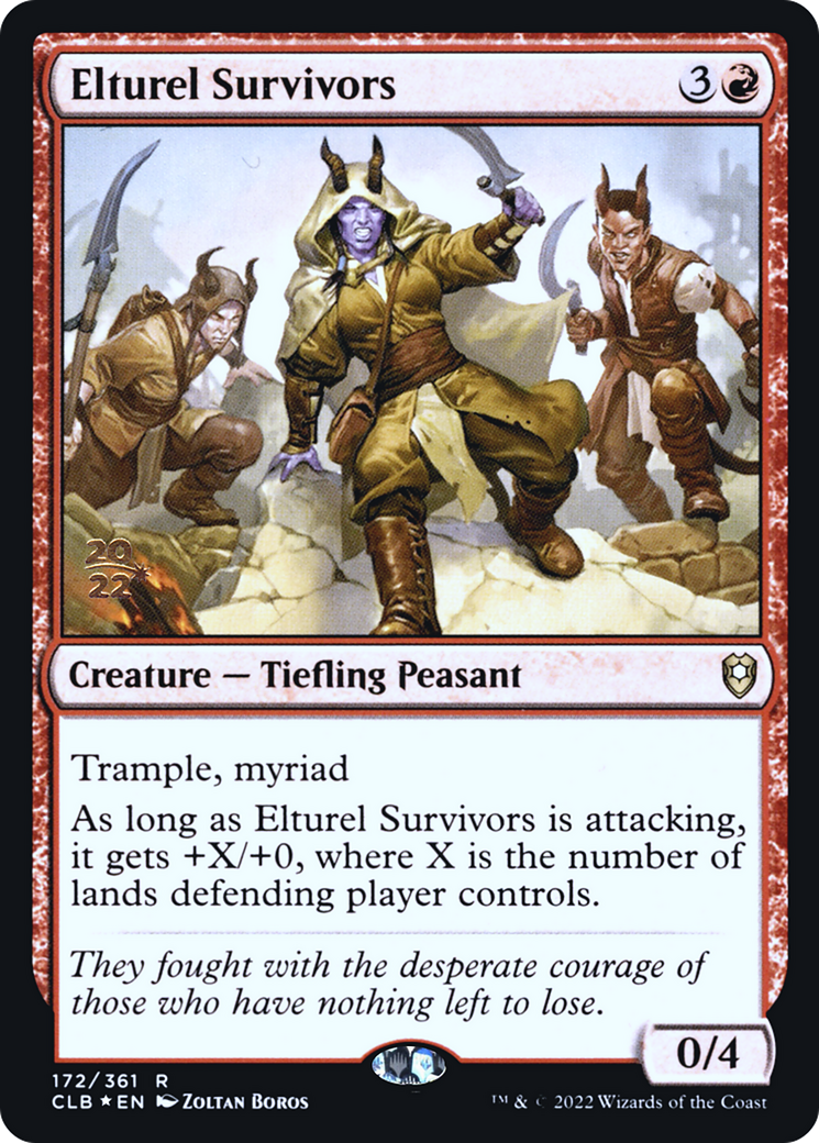 Elturel Survivors (172s) Foil - Battle for Baldur's Gate Promos