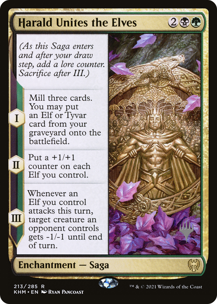 Harald Unites the Elves (213p) - Kaldheim Promos