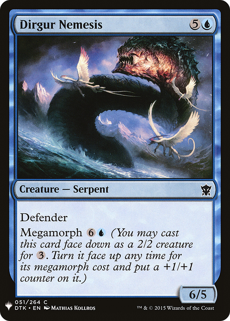 Dirgur Nemesis (DTK-51) - The List