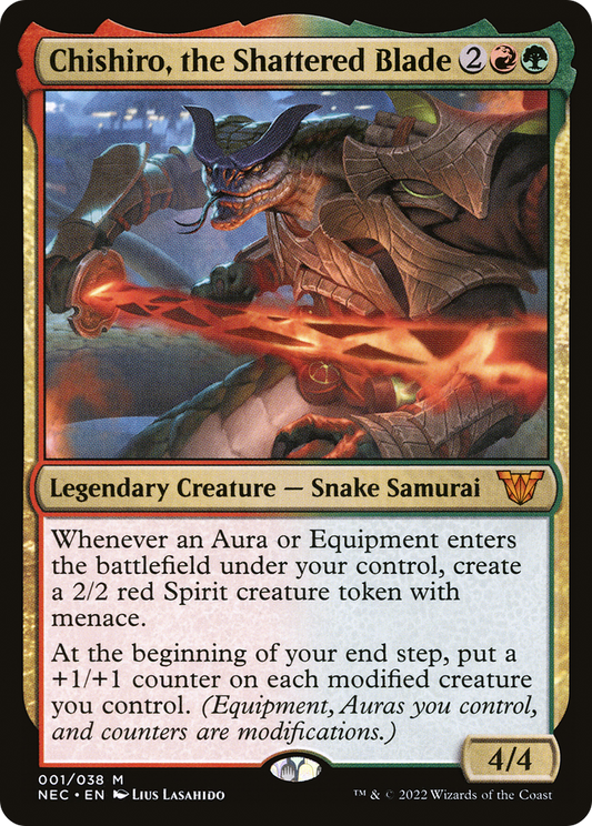 Chishiro, the Shattered Blade (001) - Neon Dynasty Commander