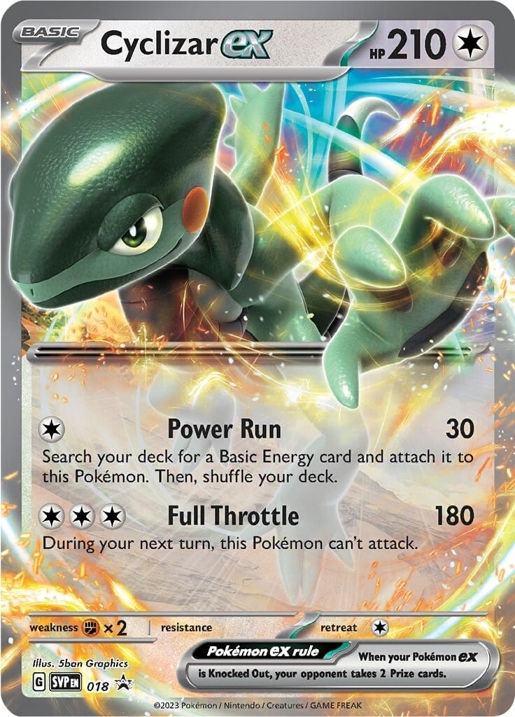 Cyclizar ex (018) [Scarlet & Violet: Black Star Promos] | Silver Goblin