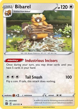 Bibarel (Deck Exclusives) (121) - Brilliant Stars