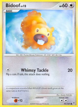 Bidoof (91) - Supreme Victors