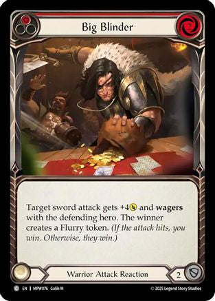 Big Blinder (Red) (MPW076) Rainbow Foil - Mastery Pack Warrior