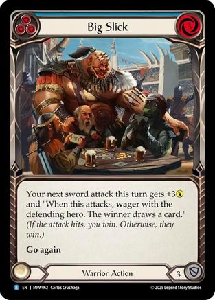 Big Slick (Blue) (MPW062) Rainbow Foil - Mastery Pack Warrior