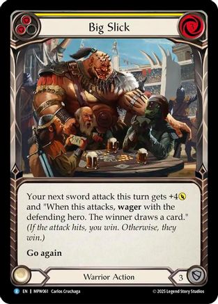 Big Slick (Yellow) (MPW061) Rainbow Foil - Mastery Pack Warrior