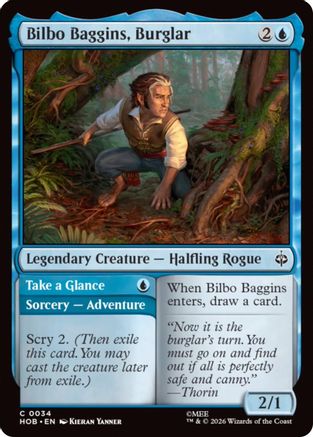 Bilbo Baggins, Burglar // Take a Glance (034) Foil - The Hobbit