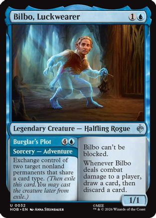 Bilbo, Luckwearer // Burglar's Plot (032) Foil - The Hobbit