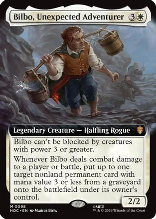 Bilbo, Unexpected Adventurer (Extended Art) (098) Foil - The Hobbit: Eternal-Legal