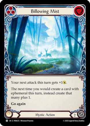 Billowing Mist (Blue) (PEN272) Rainbow Foil - Compendium of Rathe