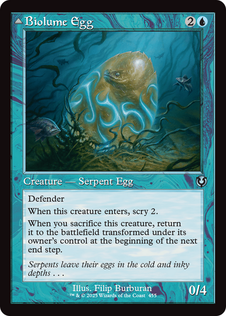 Biolume Egg // Biolume Serpent (Retro) (455) Foil - Innistrad Remastered