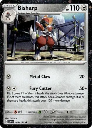 Bisharp (Cosmos Holo) (149) Holofoil - Miscellaneous Cards & Products