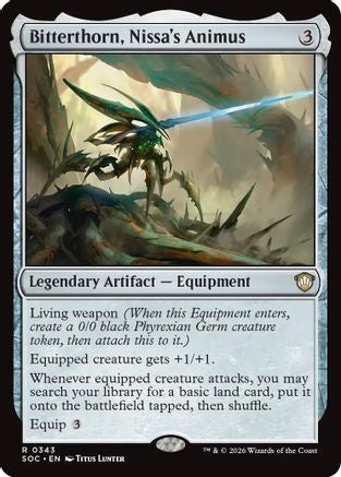 Bitterthorn, Nissa's Animus (343) - Commander: Secrets of Strixhaven