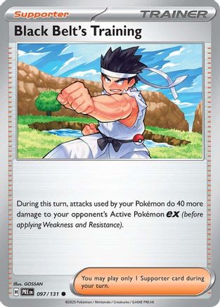 Black Belt's Training (97) Reverse Holofoil - Prismatic Evolutions