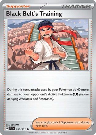Black Belt's Training (98) Reverse Holofoil - Prismatic Evolutions